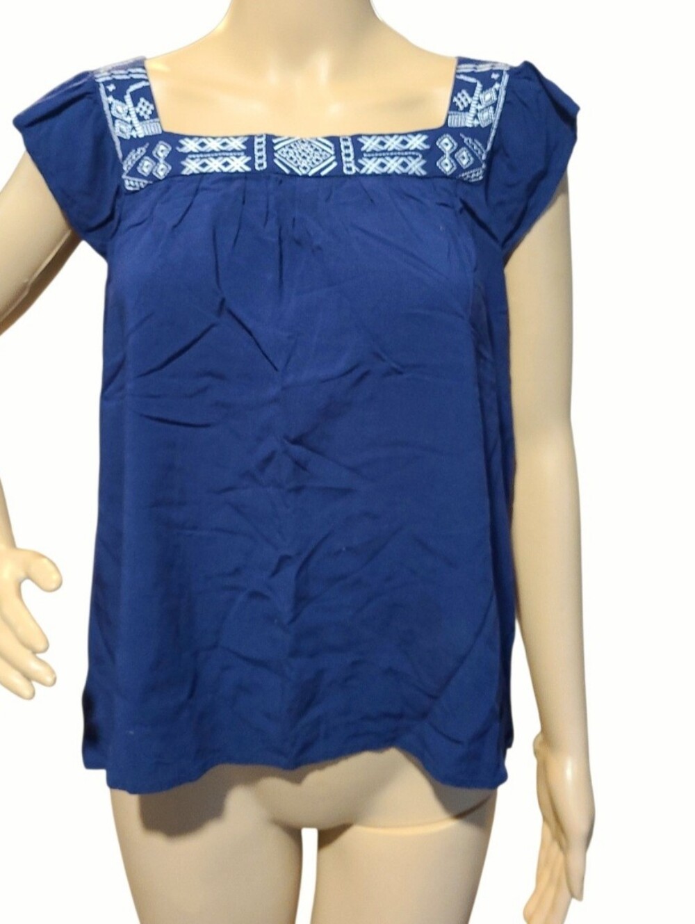 BOGO: Crescent Navy Blue Blouse